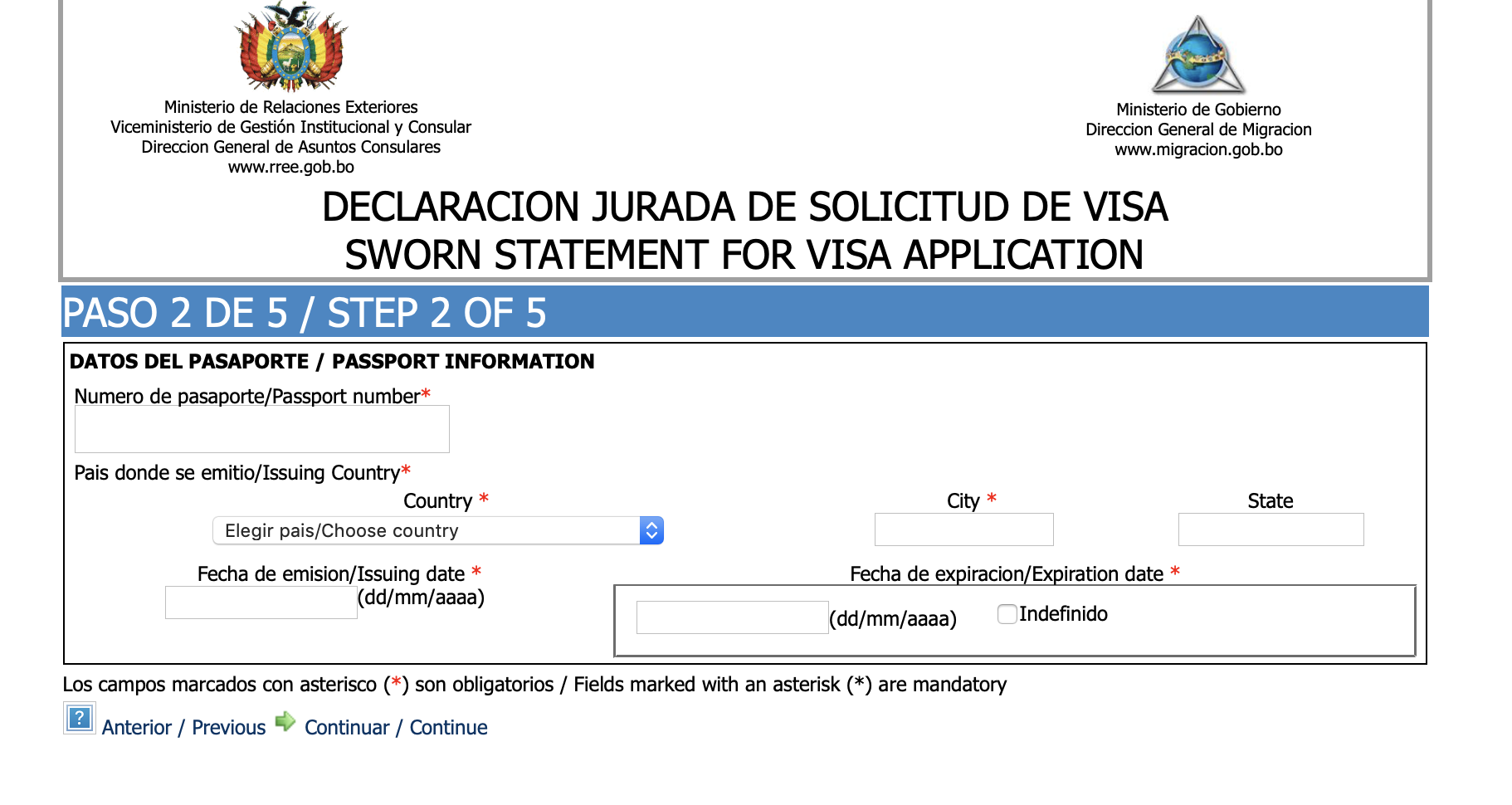 how to get bolivia tourist visa