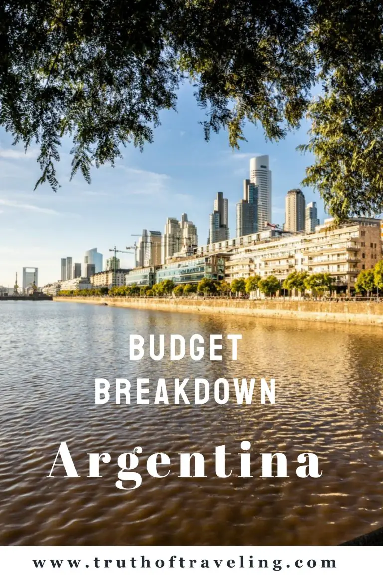 argentina average travel costs