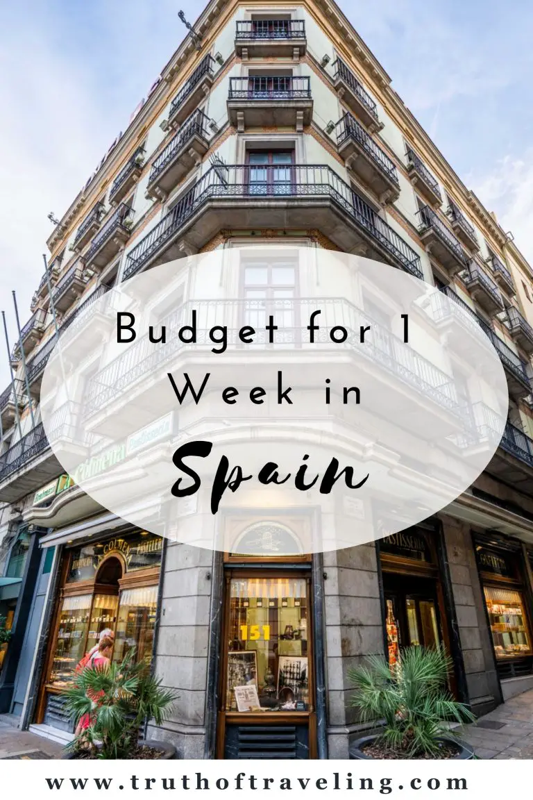 How Much Does It Cost To Travel In Spain? Budget Breakdown - Truth Of ...