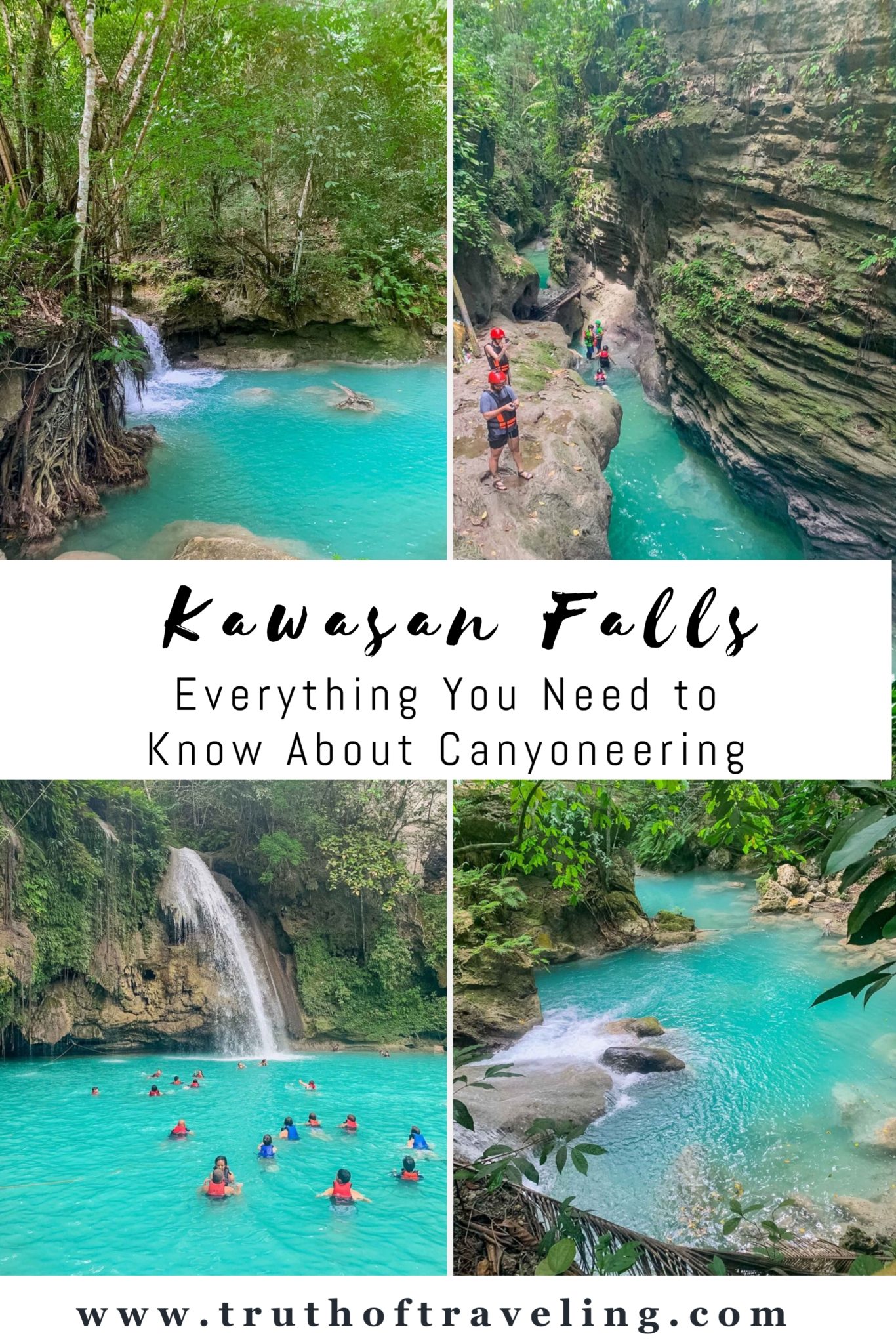 Everything You Need to Know about Canyoneering Kawasan Falls - Truth of ...