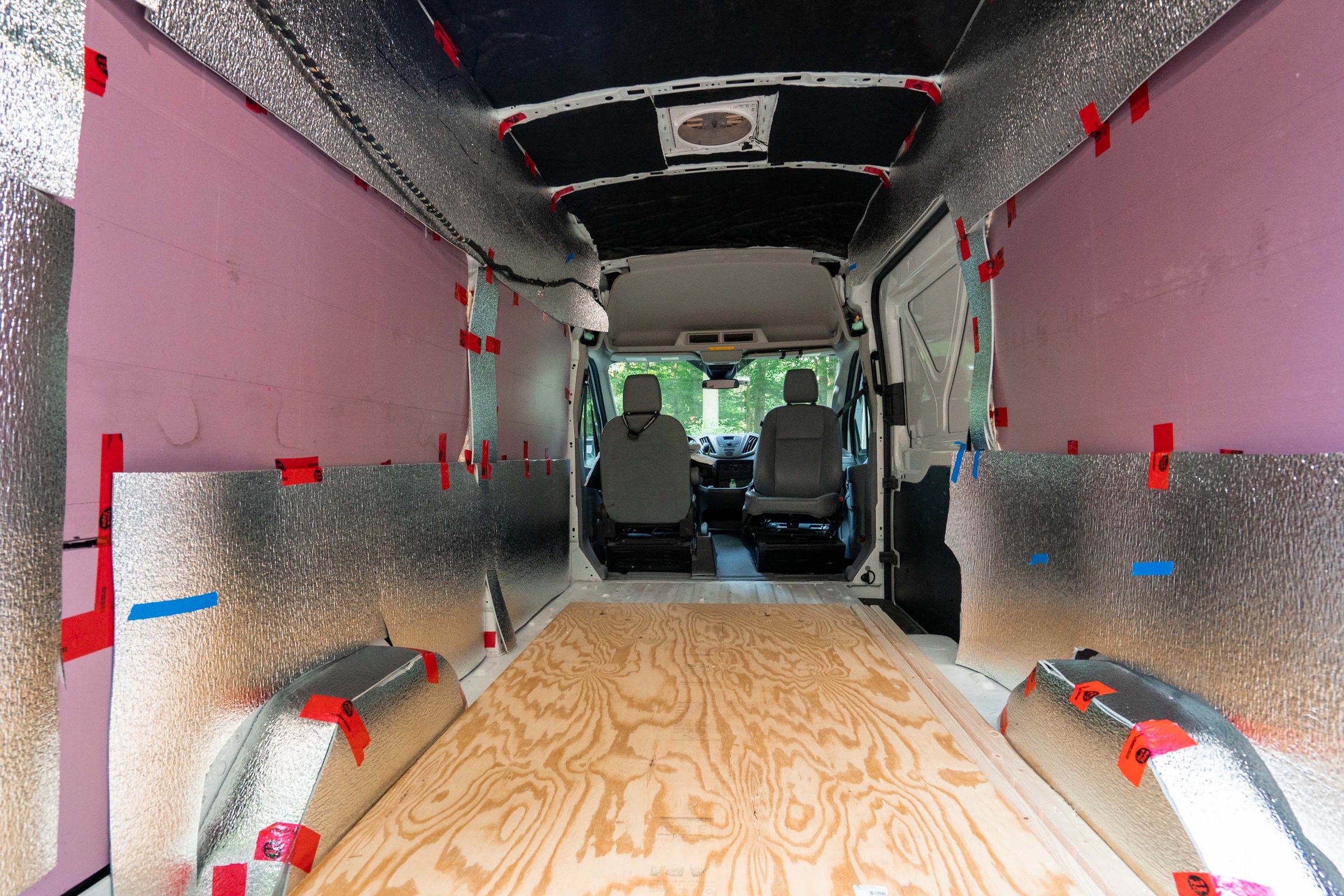 EZ-Cool insulation in van