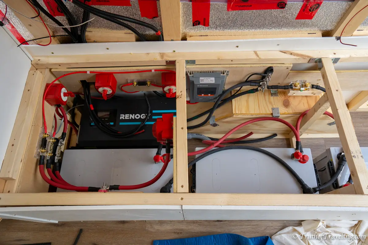 Off-grid electrical system for van
